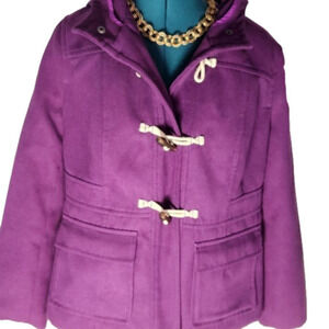 P035. Old Navy Purple Car Coat with Toggle closures |PL